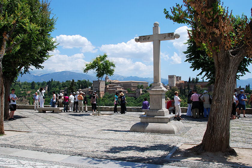 Mirador de San Nicolas Albayzin di Granada